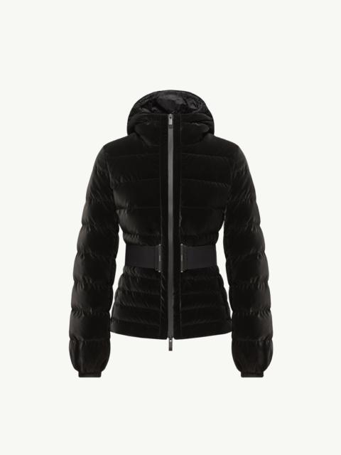 Moncler Gestuelle Belted Short Down Jacket