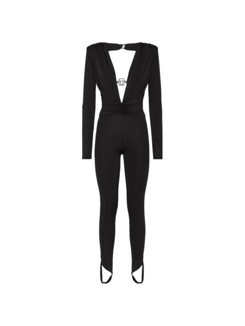 PHILIPP PLEIN Shoulder Padded bodycon-design jumpsuit