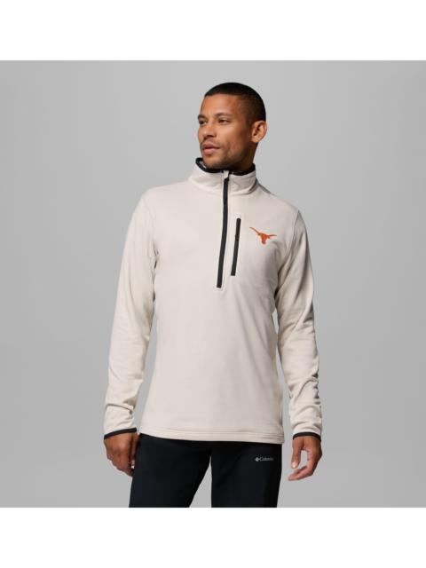 Columbia Men's Collegiate Essential Hike Grid Fleece Half Zip - Texas