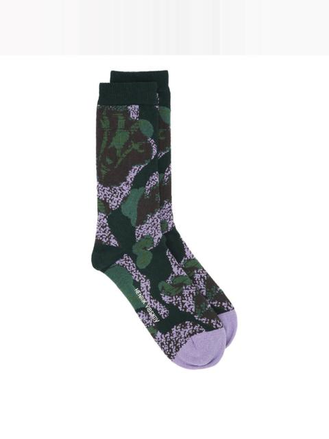 HENRIK VIBSKOV GOATS SOCKS - GOATS GREEN