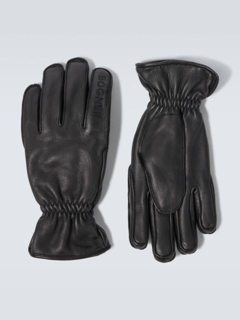 BOGNER Tobin leather ski gloves