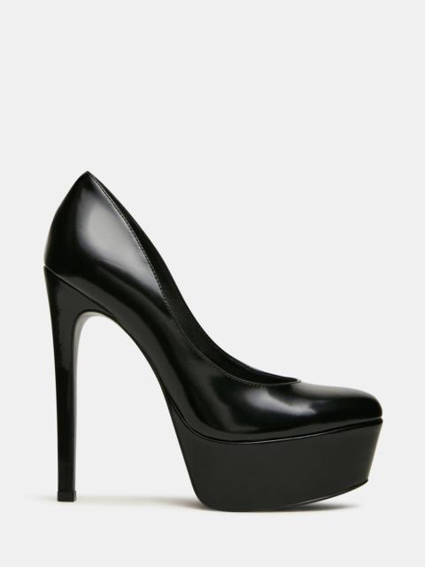 STEVE MADDEN SILENE BLACK LEATHER