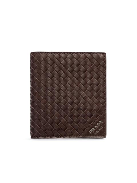 Prada Men's Leather Wallet - Brown