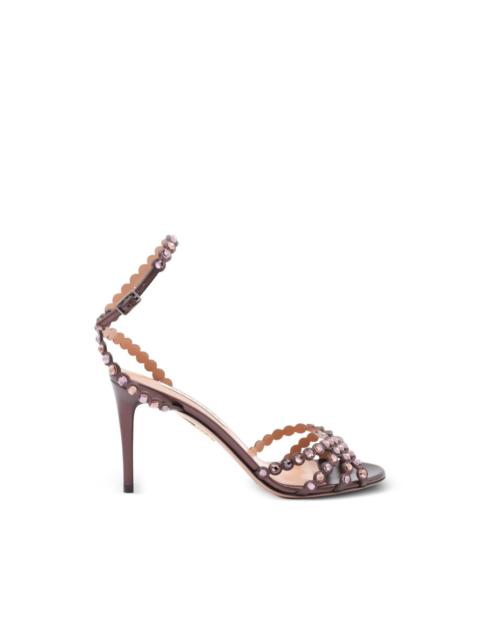 AQUAZZURA Tequila crystal-embellished sandals