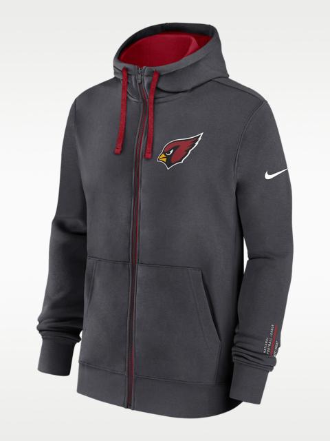 Nike Arizona Cardinals Playbook Page Club Men's Nike NFL Full-Zip Hoodie