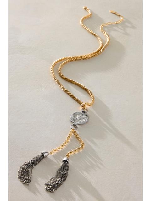 FREE PEOPLE Saskia Tassel Pendant Necklace