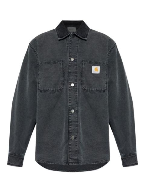 Carhartt logo-patch pocket shirt