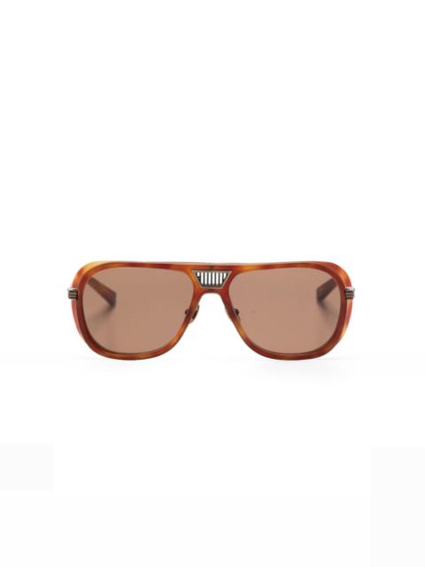 MATSUDA M3023V2 pilot-frame sunglasses
