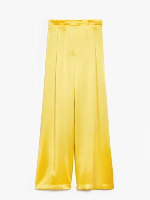 Max Mara FIESTA Flowing satin trousers