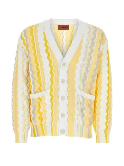 Missoni Embroidered cotton blend cardigan
