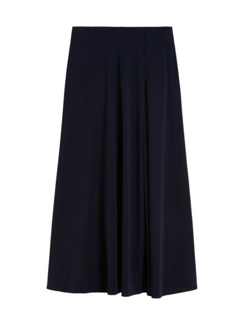 Max Mara Women's Wool Jersey Skirt - Ultramarine