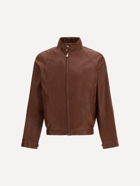 Leather bomber Jacket