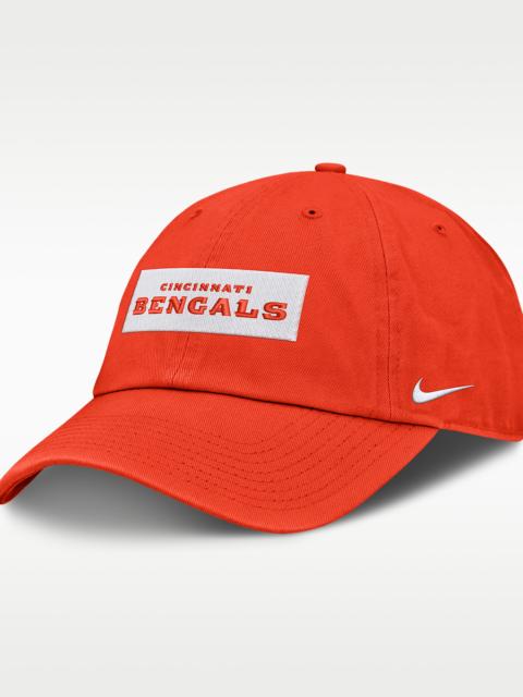Nike Cincinnati Bengals Primetime Club Wordmark Men's Nike NFL Adjustable Hat