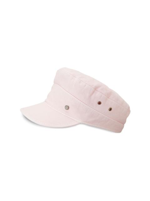 MAISON MICHEL Romy eyelet-detail cotton cap