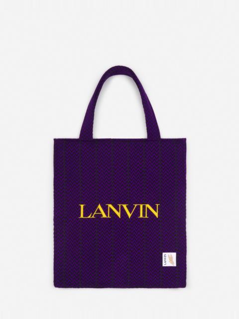 Lanvin LANVIN X FUTURE CURB COTTON TOTE BAG