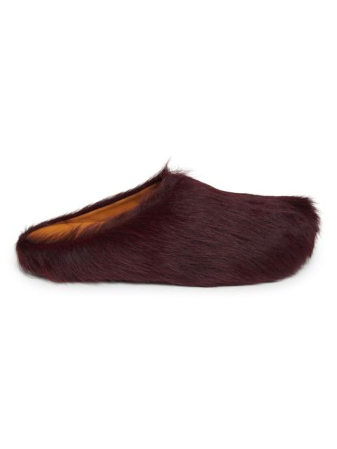 Marni Men's Fussbett Sabot Mules - Wild Cherry