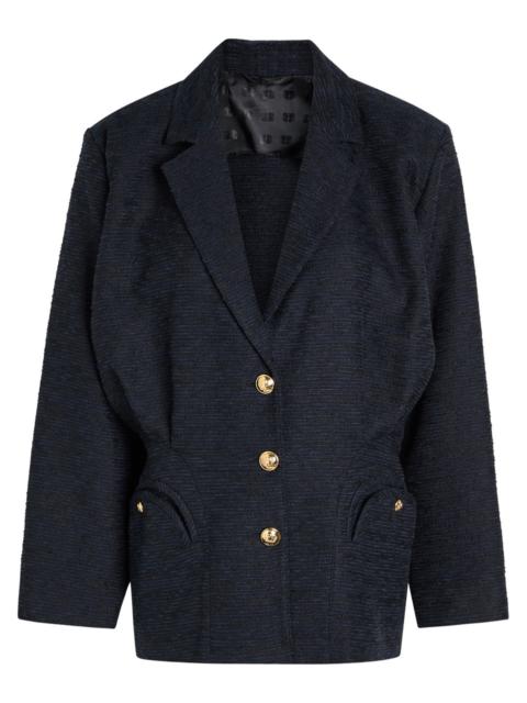 Blaze Milano Honeybelle Textured Cotton-blend Blazer