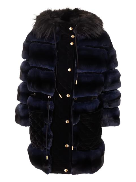 FENDI fur quilted coat