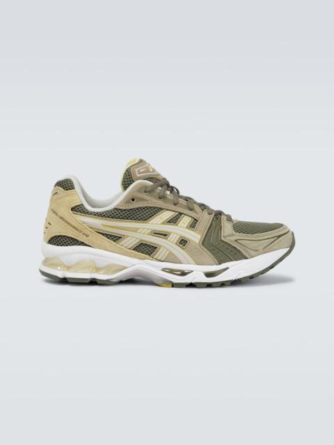 Asics GEL-KAYANO 14 mesh and suede sneakers