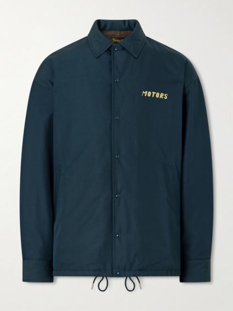 visvim Embroidered Wool and Silk-Blend-Gabardine Jacket