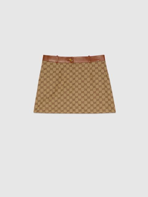 GUCCI GG canvas skirt