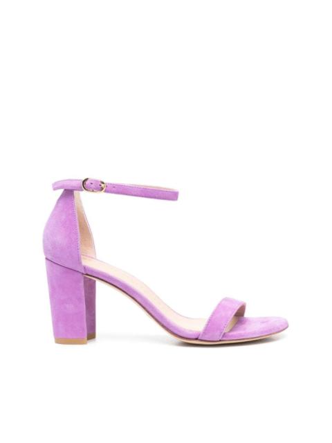 Stuart Weitzman Nearly Nude suede sandals