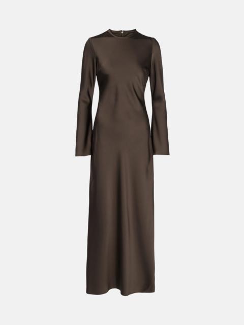 ROTATE Satin maxi dress