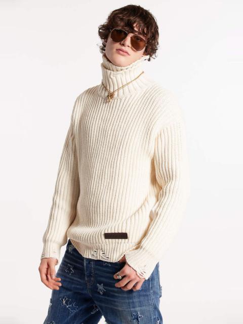 BROKEN STITCH DOUBLE KNIT