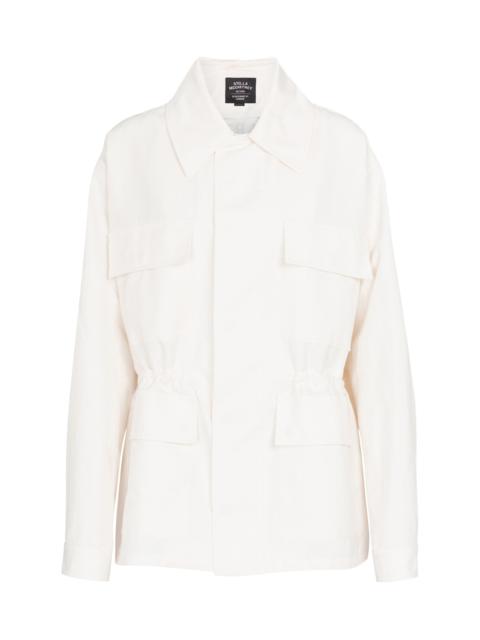 Stella McCartney Cotton and linen-blend jacket