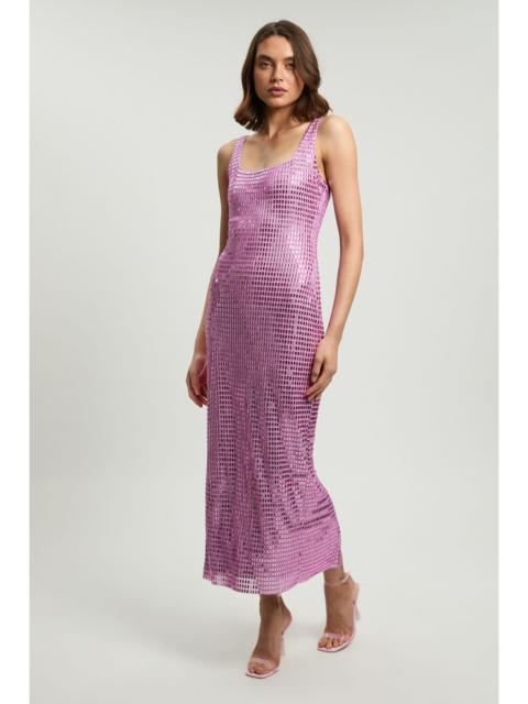 KAREN MILLEN Whitley Neill Petite Premium Crystal Embellished Midi Dress