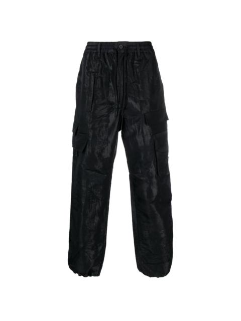 Y-3 jacquard ripstop cargo trousers