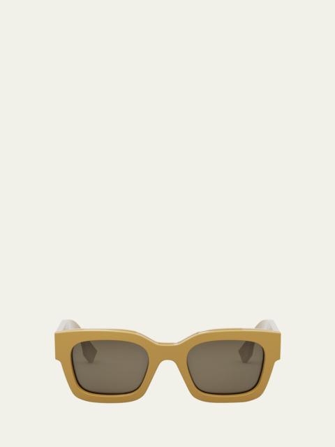 FENDI Men's Signature Oval Logo Sunglasses