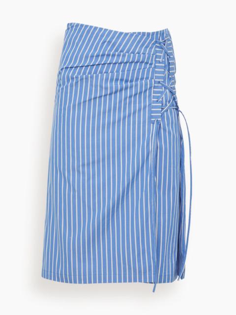 Dries Van Noten Siamo Skirt in Light Blue