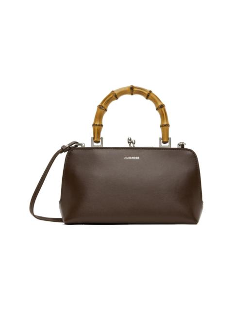 Jil Sander Burgundy Goji Bamboo Mini Bag