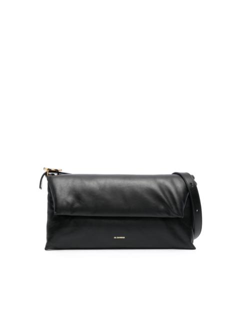 Jil Sander padded leather shoulder bag