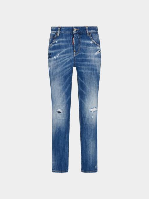 DSQUARED2 MEDIUM DUSTY WASH COOL GIRL JEANS