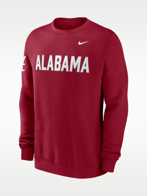 Nike Alabama Sideline Club Men's Nike College Pullover Crew