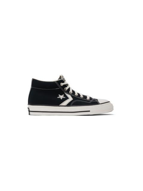 Converse star player all black best sale