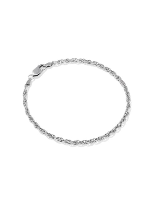 KENDRA SCOTT Ryan Rope Chain Bracelet in Oxidized Sterling Silver