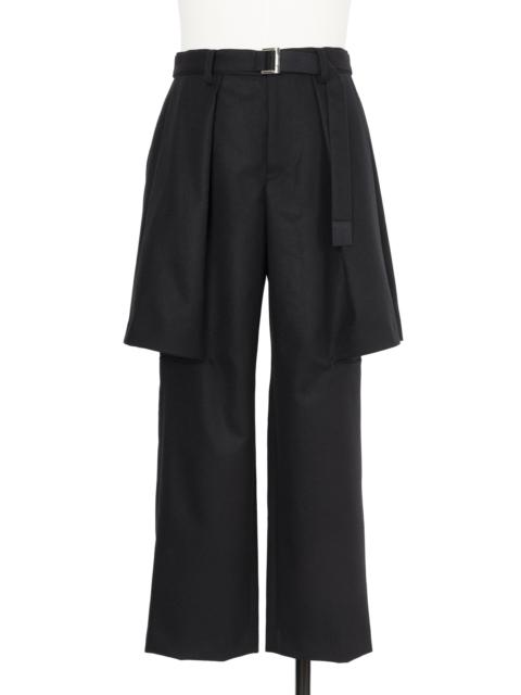 sacai Wool Flannel Pants