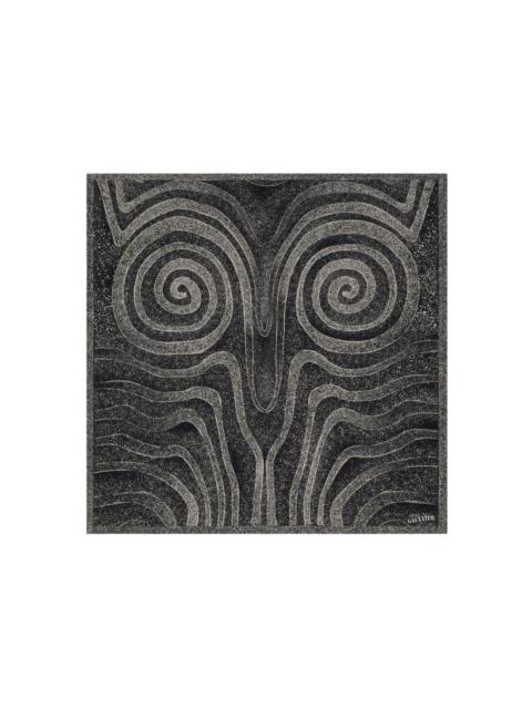 Jean Paul Gaultier spiral printed scarf