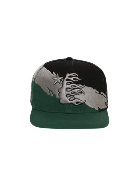 HELLSTAR Paintbrush Snapback Hat "Black / Green" HSR215