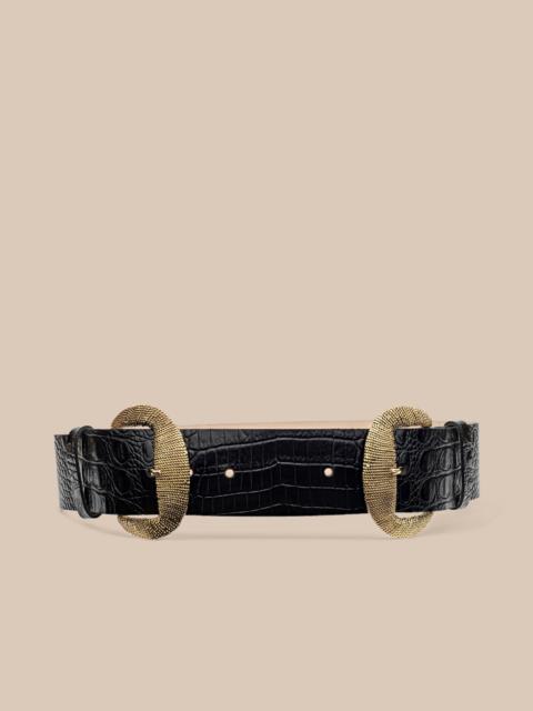 L'AGENCE Rooney Leather Belt