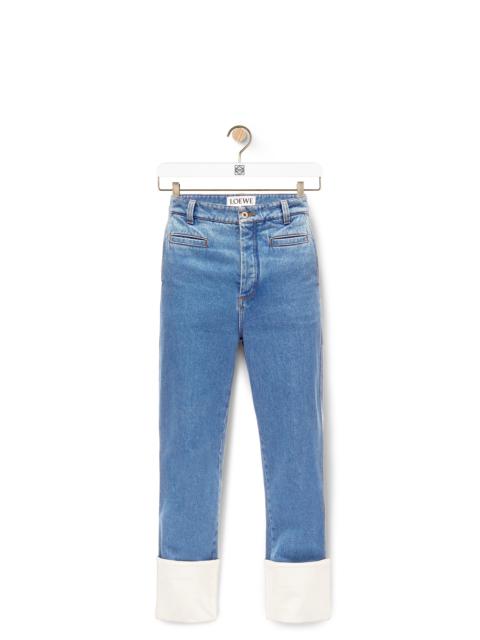Loewe Fisherman stonewash jeans in cotton