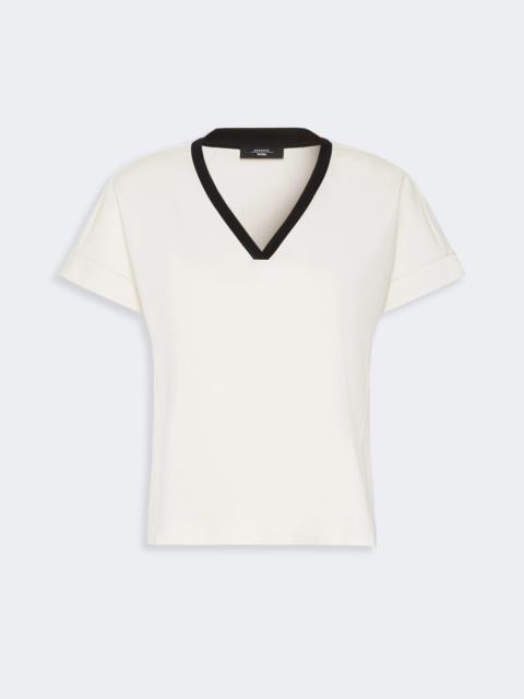 WEEKEND Max Mara CALIFFO Milano jersey boxy T-shirt - IVORY