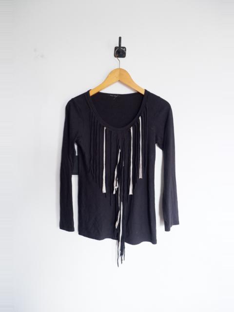 Other Designers If Six Was Nine × Japanese Brand - Vintage Trois Amis Fringe Tie Long Sleeve