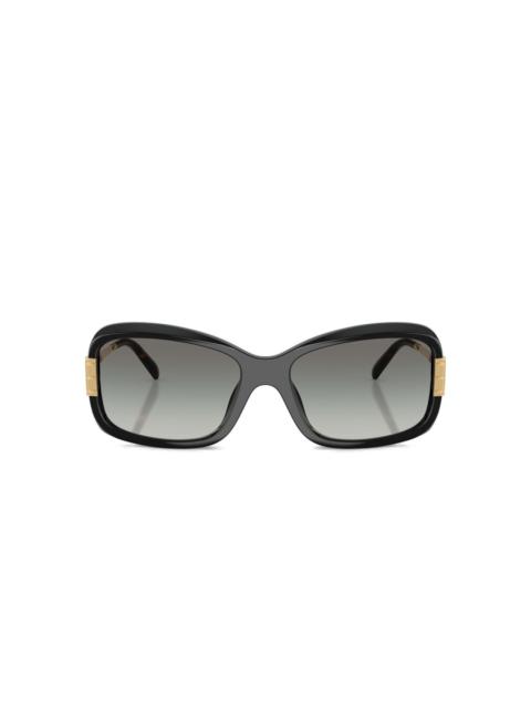 TORY BURCH embellished-temples geometric sunglasses