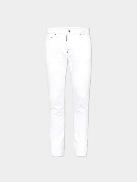 DSQUARED2 WHITE BULL COOL GUY JEANS