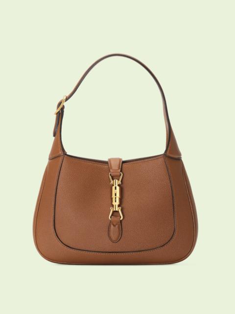 Jackie 1961 small natural grain bag in cuir brown leather