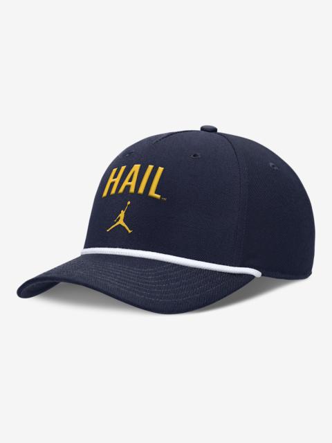 Jordan Michigan Primetime Rise Campus Men's Jordan Brand College Adjustable Hat